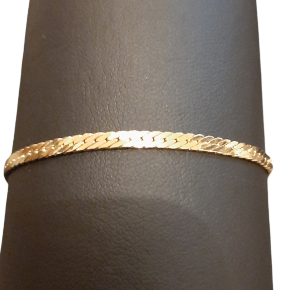 14k gold plated bracelet